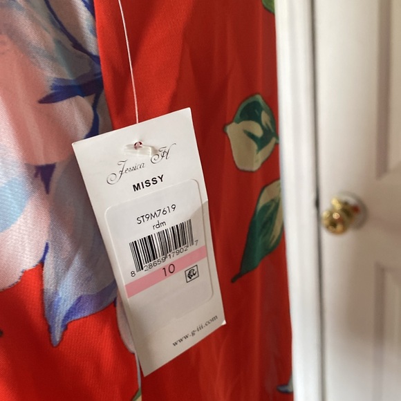 Jessica H floral dress. NWT  db - Picture 4 of 7